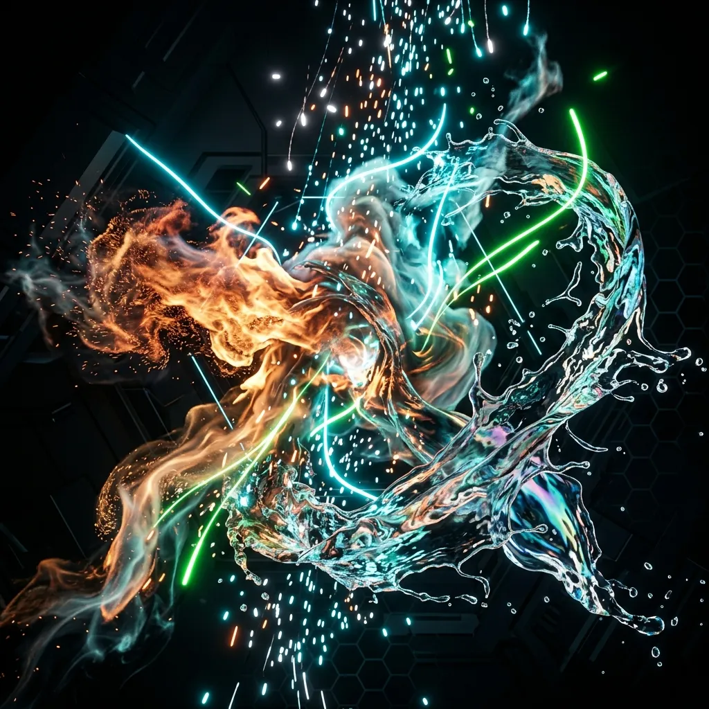 Houdini & Simulations : Rendre des explosions et fluides sans faire fondre son GPU, illustration TURNA