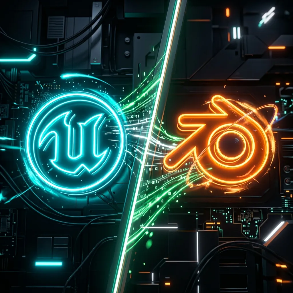 Unreal Engine 5 vs Blender : Faut-il encore faire du rendu pré-calculé en 2026 ?, illustration TURNA
